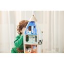 CLASSIC WORLD Drewniana Rakieta Domek dla Dzieci + Figurki Akc. 3+