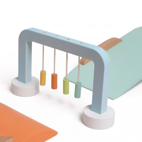 CLASSIC WORLD Drewniany Zestaw do Gry w Golfa Różne Przeszkody 3+