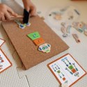 VIGA Drewniana Przybijanka Roboty 45 elementów Montessori 3+