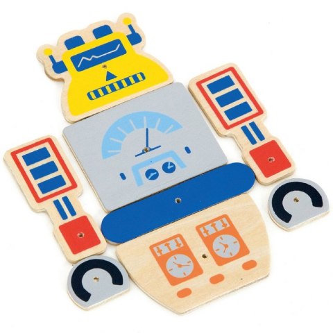VIGA Drewniana Przybijanka Roboty 45 elementów Montessori 3+