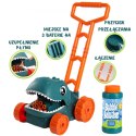 WOOPIE Kosiarka Ogrodowa Dino na Bańki Mydlane Dinozaur + Płyn