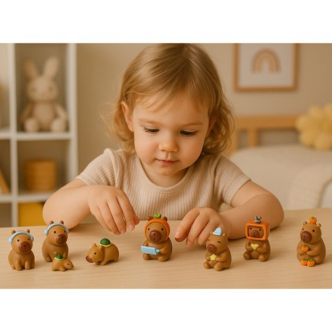 Figurka Niespodzianka Kapibara Zabawka Kolekcja Blind Box Mix