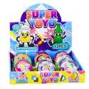 Klasyczne Jojo Zabawka Zręcznościowa YoYo Światła 6 cm Mix