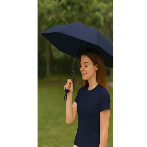 Parasolka Kieszonkowa Składana z Ochroną UV UPF 50+ Etui Granatowa 90 cm