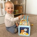 TOOKY TOY Drewniana Kostka Aktywności Kosmos Sorter Labirynt