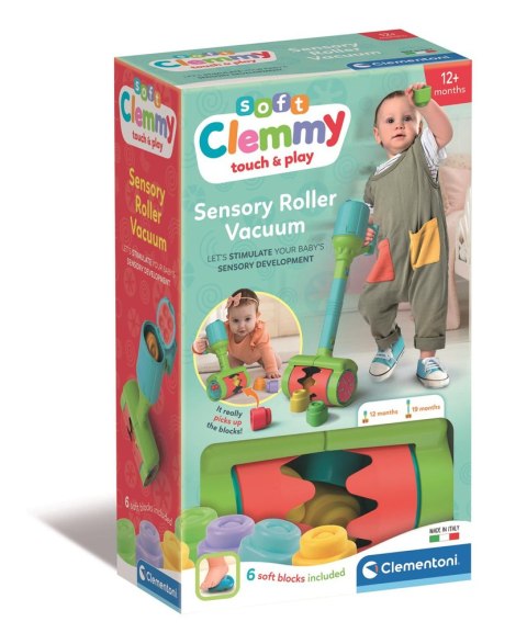 Clemmy Odkurzacz Sensoryczny Miękkie Klocki Sorter Clementoni 17975