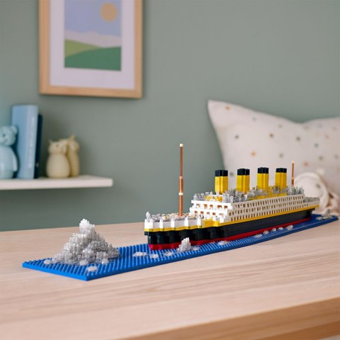 Klocki Konstrukcyjne Statek Titanic Model Statku 3D 1878 el.