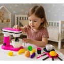 Robot Kuchenny Blender Zabawkowy Dla Dzieci Akcesoria Owoce Różowy
