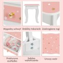 WOOPIE GREEN Drewniana Toaletka z Lustrem i Akcesoriami