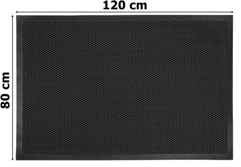 Wycieraczka do butów wejściowa pod drzwi 80x120 cm Samaria szara