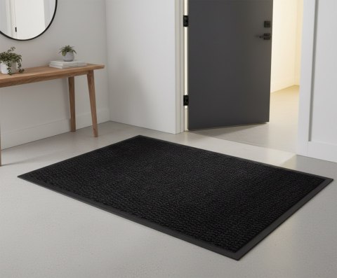 Wycieraczka do butów wejściowa pod drzwi 90x150 cm ALMERIA szara