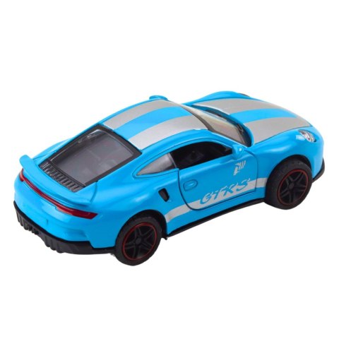 Samochód Wyścigowy Metalowy Napęd Otwierane Drzwi Niebieski GTRS 1:43