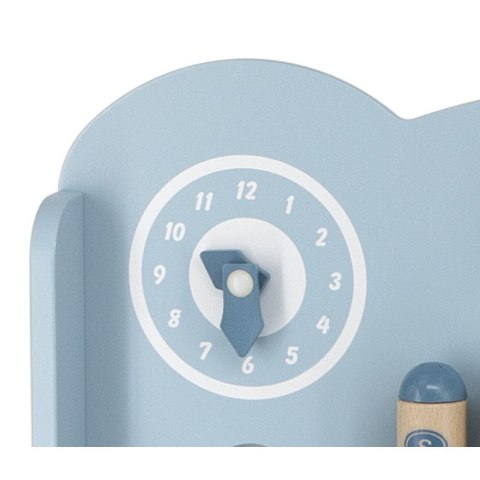 VIGA PolarB Drewniana Kuchnia z Akcesoriami Silver - Blue 3+