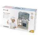 VIGA PolarB Drewniana Kuchnia z Akcesoriami Silver - Blue 3+