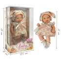 WOOPIE ROYAL Lalka Bobas 24 cm w Sukience i Czapeczce Króliczka