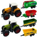 WOOPIE Zestaw Mini Farmera Traktory z Przyczepami