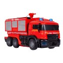 Robot Samochód Straż Pożarna 2w1 Zdalnie Sterowany RC Światła Dźwięki Woda