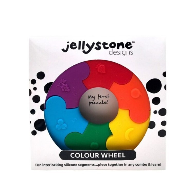 Jellystone Designs Colour Wheel &ndash; pierwsze puzzle sensoryczne z silikonu