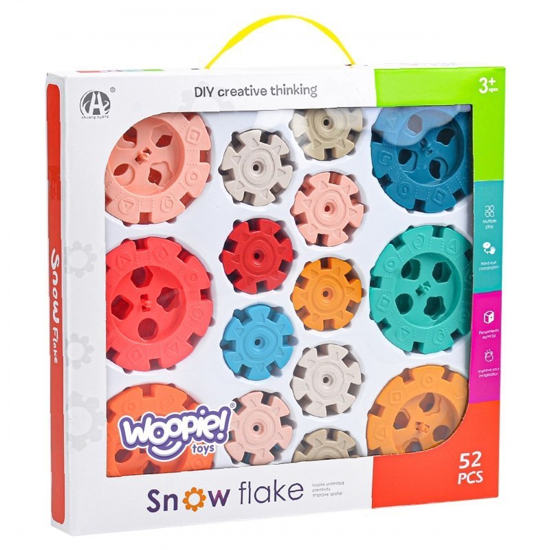 WOOPIE Klocki konstrukcyjne Wafle Jeżyki